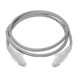 Linkbasic UTP CAT6 Flylead Cable Grey 1m FLY-6-1