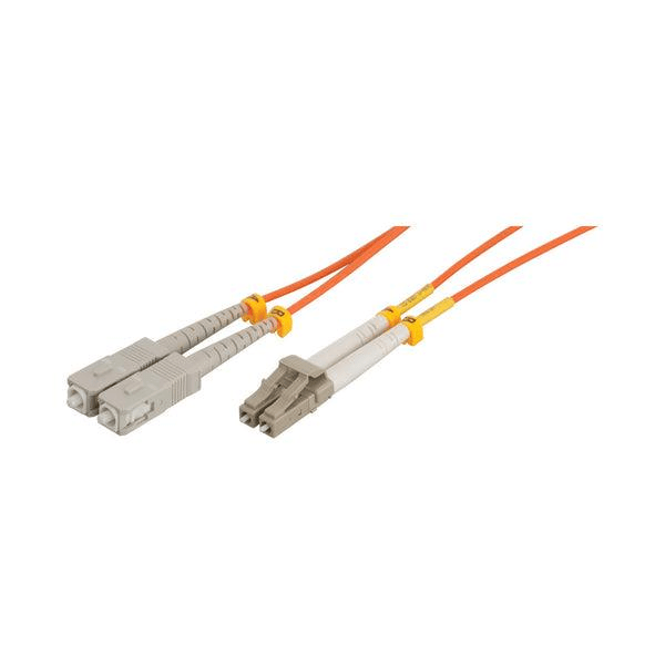 Premium Line Patch Lead Duplex OM2 LC/SC Fibre Cable 1m FPD50-LCSC-01