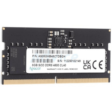 Apacer 8GB 4800MHz DDR5 SODIMM Memory Module FS.08G2A.RTH