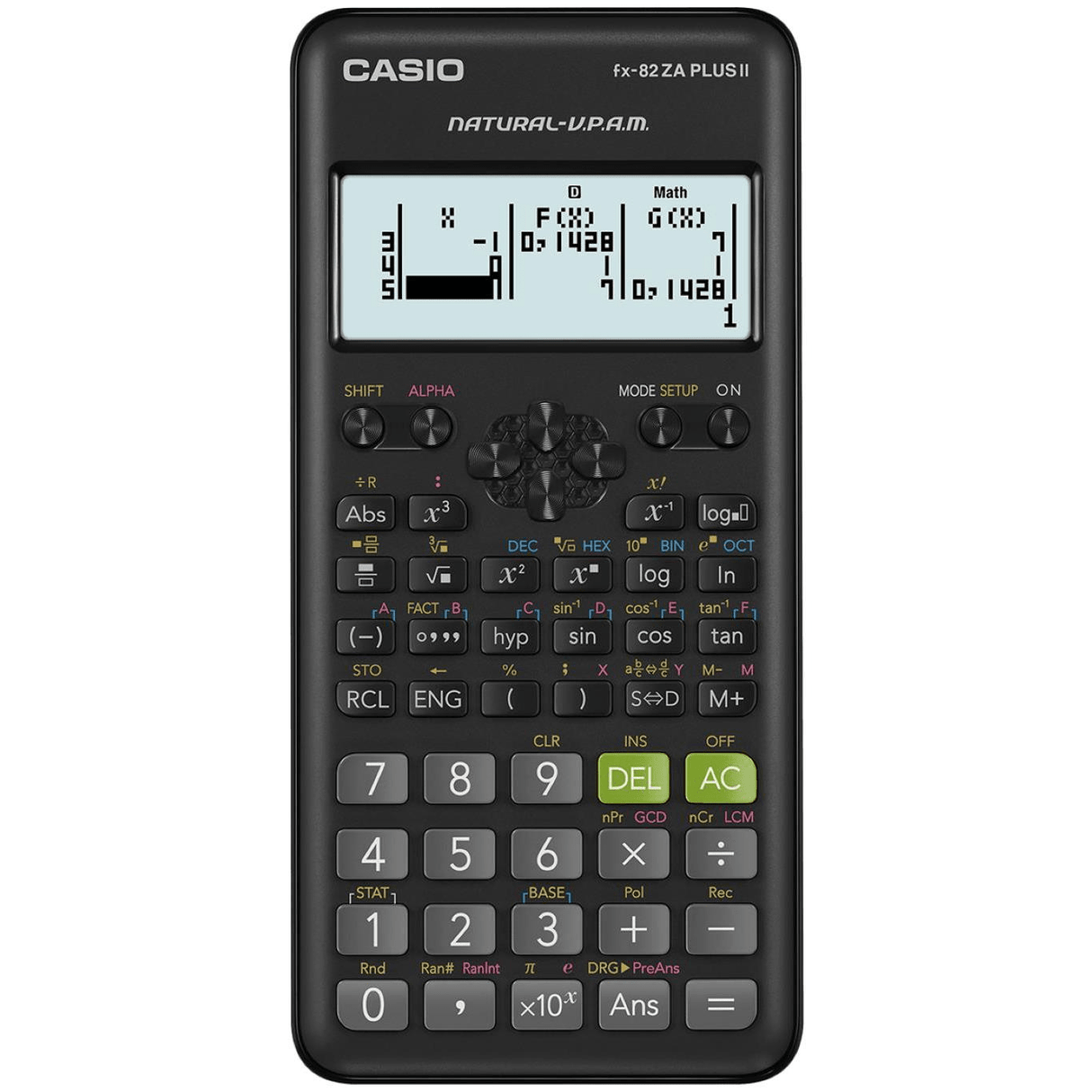 Casio FX-82 Plus II Calculator Black FX-82ZAPLUSII-BK