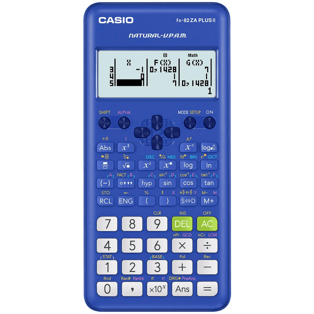 Casio FX-82 Plus II Scientific Calculator Blue FX-82ZAPLUSII-BU