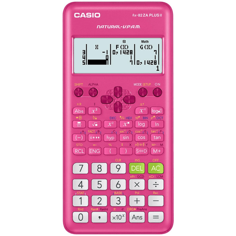 Casio FX-82 Plus II Scientific Calculator Pink FX-82ZAPLUSII-PK