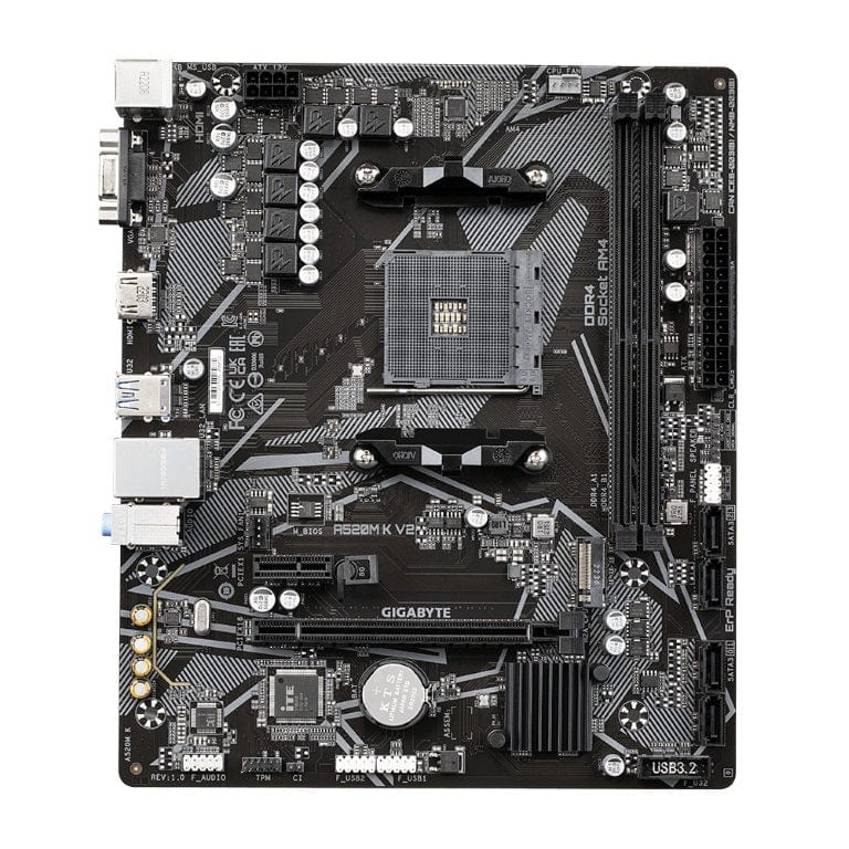 Gigabyte A520M K V2 AMD Socket AM4 mATX Motherboard GA-A520M-K V2