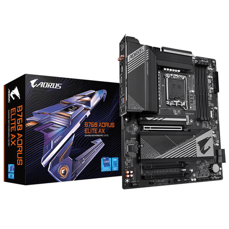 Gigabyte B760 Aorus Elite AX Intel B760 LGA 1700 micro ATX Motherboard GA-B760-AORUS-ELITE-AX