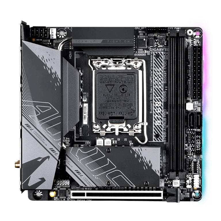 Gigabyte Intel B760 Socket LGA1700 DDR5 Mini-ITX Motherboard GA-B760-I-AORUS PRO