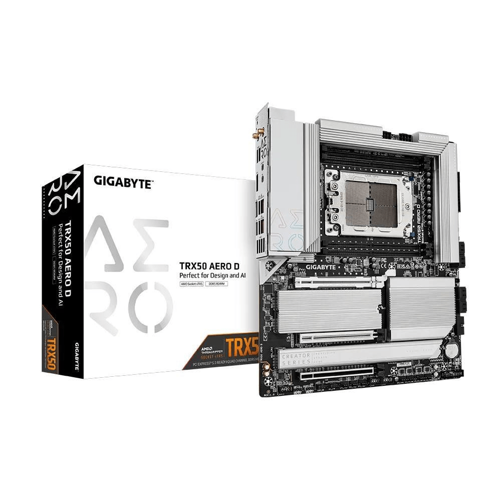 Gigabyte TRX50 AERO D AMD Socket sTR5 Extended ATX Motherboard GA-TRX5