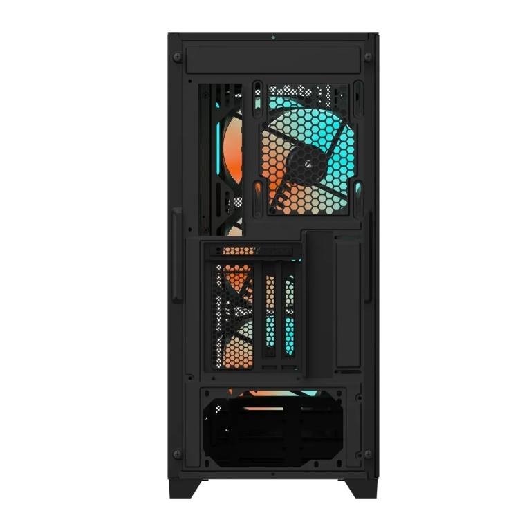 Gigabyte C301 Glass V2 Mid Tower Gaming PC Case Black GB-C301G V2