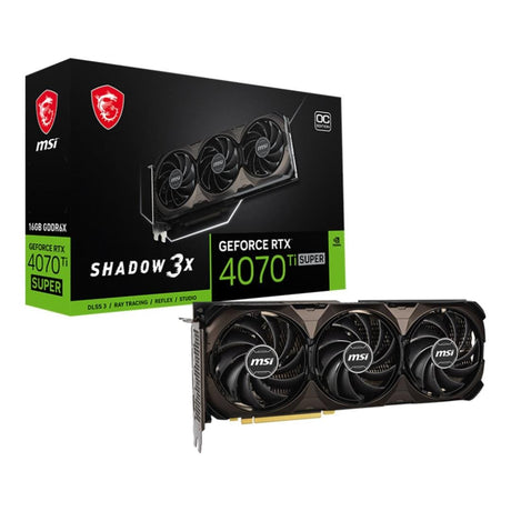 MSI RTX 4070 Ti SUPER 16G Shadow 3X OC 16GB GDDR6X Graphics Card