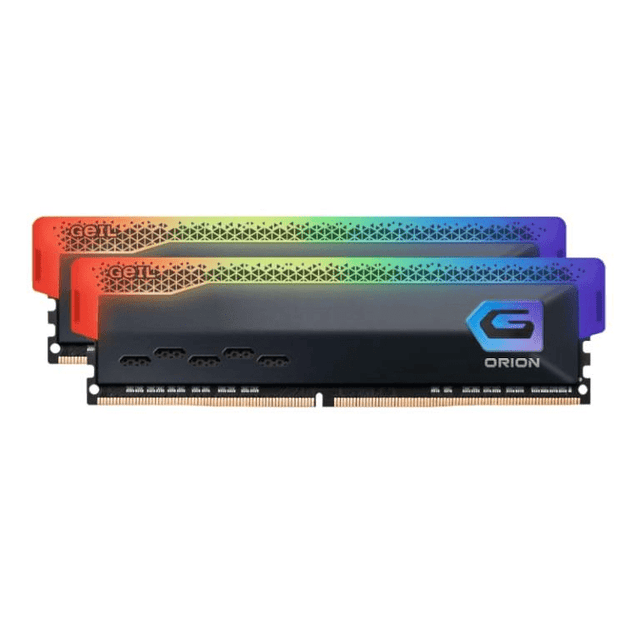 Geil Orion RGB 16GB 3200MHz DDR4 DIMM 2 x 8GB Kit Gaming Memory Module Grey GOSG416GB3200C16BDC