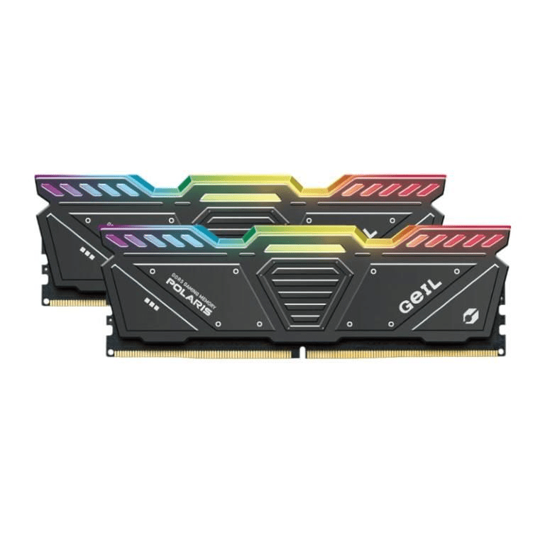 Geil Polaris RGB OC 32GB DDR5 6000MHz 2 x 16GB DIMM Gaming Memory Module GOSG532GB6000C38BDC