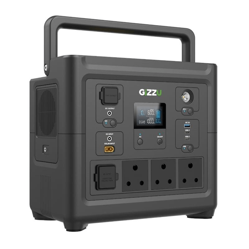 Gizzu Challenger Max 835Wh 1000W LifePO4 UPS Power Station