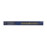 Netgear GS724TP-300EUS 24-Port Gigabit Ethernet PoE Smart Switch with 2 SFP Ports - Blue