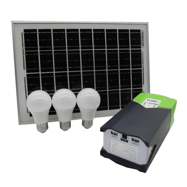 Gizzu 10W Solar Panel Lighting Kit GSPK10W