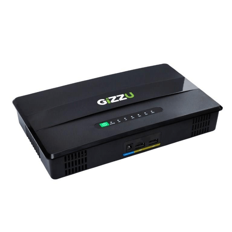 GIZZU 100W 46Wh 14400mAh LifePO4 Mini PoE DC UPS GUP100W