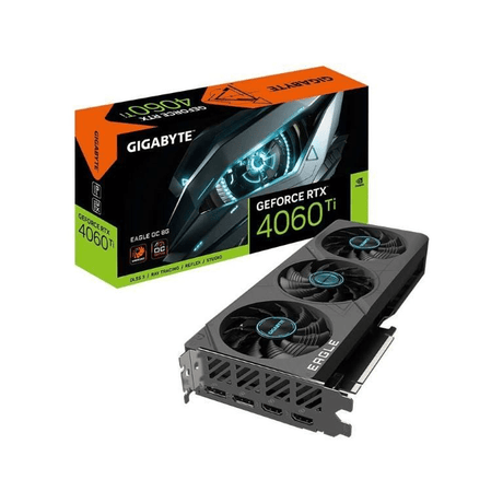 Gigabyte Nvidia GeForce RTX 4060 Ti EAGLE OC 8GB GDDR6 Graphics Card GV-N406TEAGLE OC-8GD