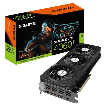 Gigabyte GAMING GeForce RTX 4060 Ti OC 16GB GDDR6 Graphics Card GV-N406TGAMING OC-16GD