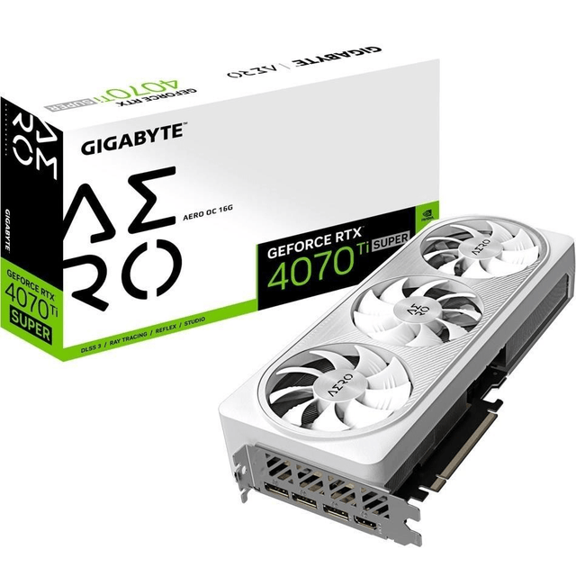 Gigabyte Aero Nvidia GeForce RTX 4070 Ti Super OC 16G 16GB GDDR6X Graphics Card GV-N407TSAERO OC-16GD