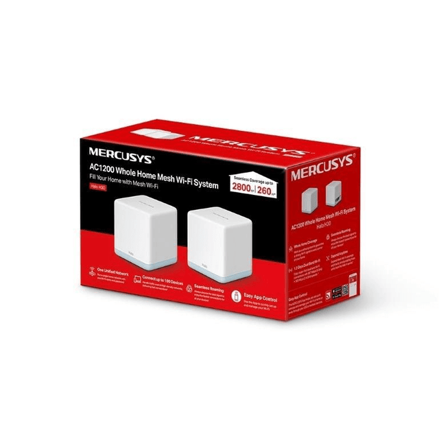 Mercusys Halo H30(2-pack) AC1200 Whole Home Mesh Wi-Fi System