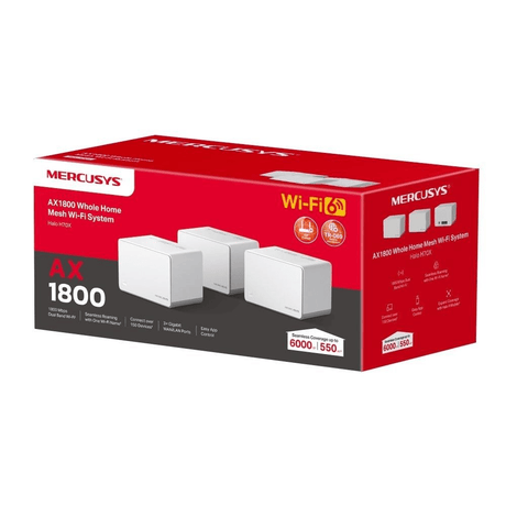 Mercusys Halo H70X AX1800 Whole Home Mesh WiFi 6 System 3-pack