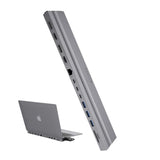 Hyper HyperDrive 4K Multi-Display Docking Station for Apple MacBooks Silver HD156-GL