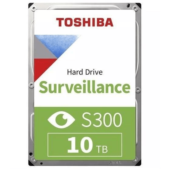 Toshiba S300 3.5-inch 10TB Surveillance Internal Hard Drive HDETV10ZSA51F