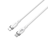 Targus HyperJuice 240W Silicone USB-C to USB-C 1m Charging Cable White HJ4001WHGL