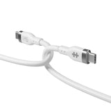 Targus HyperJuice 240W Silicone USB-C to USB-C 1m Charging Cable White HJ4001WHGL