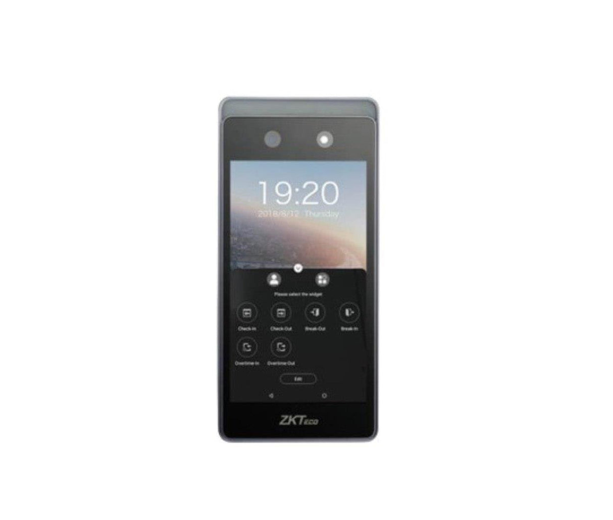 ZKTeco 2MP Wireless Facial Recognition and Time Attendance Terminal HORUS-E1