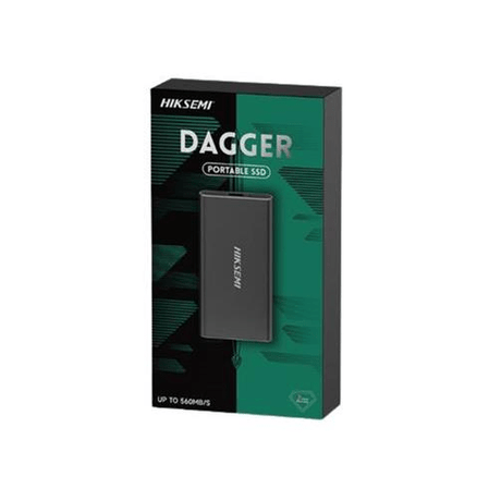 Hiksemi Dagger 512GB TLC Nand Flash External SSD HS-ESSD-T200N-mini-512G-Black