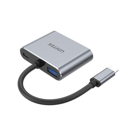 Unitek uHUB Q4 Lite D1049A 4-in-1 USB-C Hub with MST Dual Display and PD 100W HUB-USB-Q4-LITE