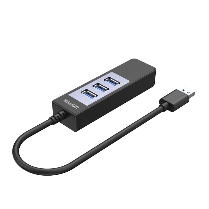 Unitek 3-Port USB3.0 Ethernet Hub HUB-USB3-3P+1GB-LAN