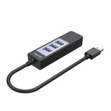 Unitek 3-Port USB3.0 Ethernet Hub HUB-USB3-3P+1GB-LAN