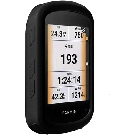 Tuff-Luv Full Silicone Case with Tempered Glass Screen Protector for Garmin 840/540 Edge I5_80