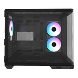 Raidmax I630 ARGB Mid-Tower Dual Chamber Curved Glass ATX Gaming PC Case Black I630