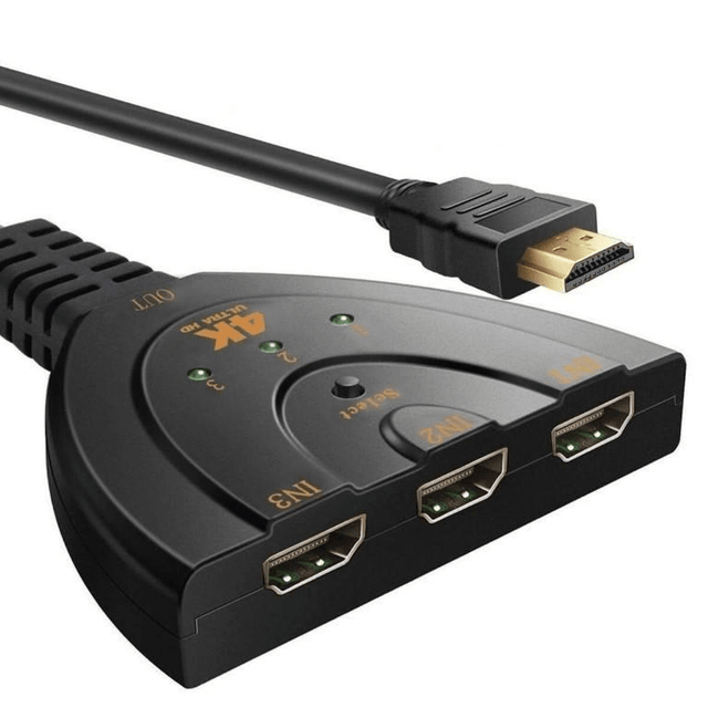 Tuff-Luv HDMI 4K 1080p Splitter Hub Black I9203