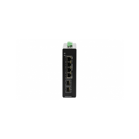 BDCOM 4-port Gigabit Industrial PoE+ Managed Switch With 2 SFP IES200-V25-2S4P