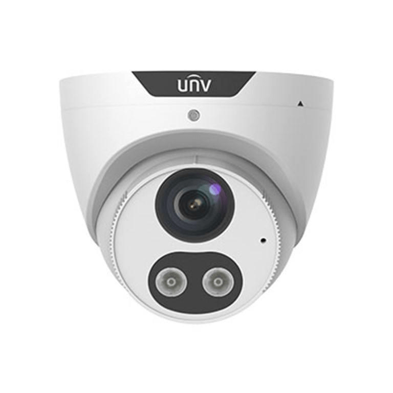 Uniview 4MP 2.8mm HD Intelligent Light and Audible Warning Fixed Eyeball Network Camera IPC3614SB-ADF28KMC-IO