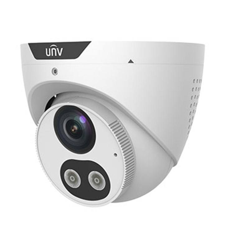 Uniview 4MP 2.8mm HD Intelligent Light and Audible Warning Fixed Eyeball Network Camera IPC3614SB-ADF28KMC-IO