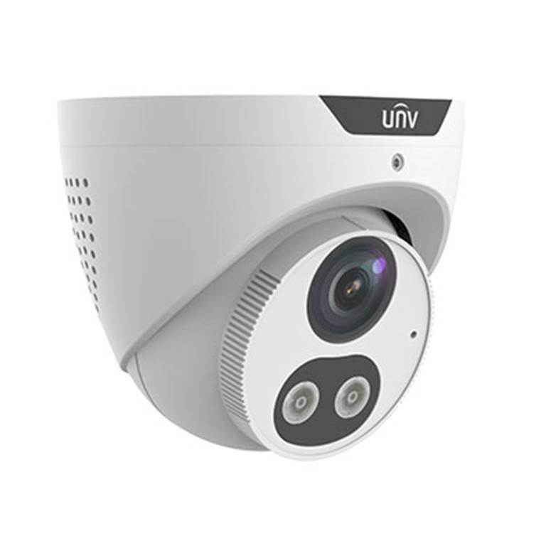 Uniview 4MP 2.8mm HD Intelligent Light and Audible Warning Fixed Eyeball Network Camera IPC3614SB-ADF28KMC-IO