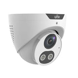 Uniview 4MP 2.8mm HD Intelligent Light and Audible Warning Fixed Eyeball Network Camera IPC3614SB-ADF28KMC-IO