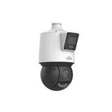 Uniview Ultra H.265 4MP Outdoor LightHunter 25x Optical Zoom Dual-Lens PTZ and Bullet Combo Camera IPC94144SFW-X25-F40C