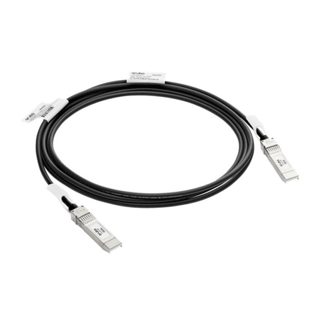 HPE Aruba Networking 10G SFP+ to SFP+ 3m Direct Attach Copper Cable J9283D