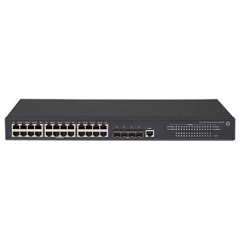 HPE FlexNetwork 5130 28-port Managed L3 Gigabit Ethernet Switch Black JG932A