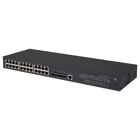 HPE FlexNetwork 5130 28-port Managed L3 Gigabit Ethernet Switch Black JG932A