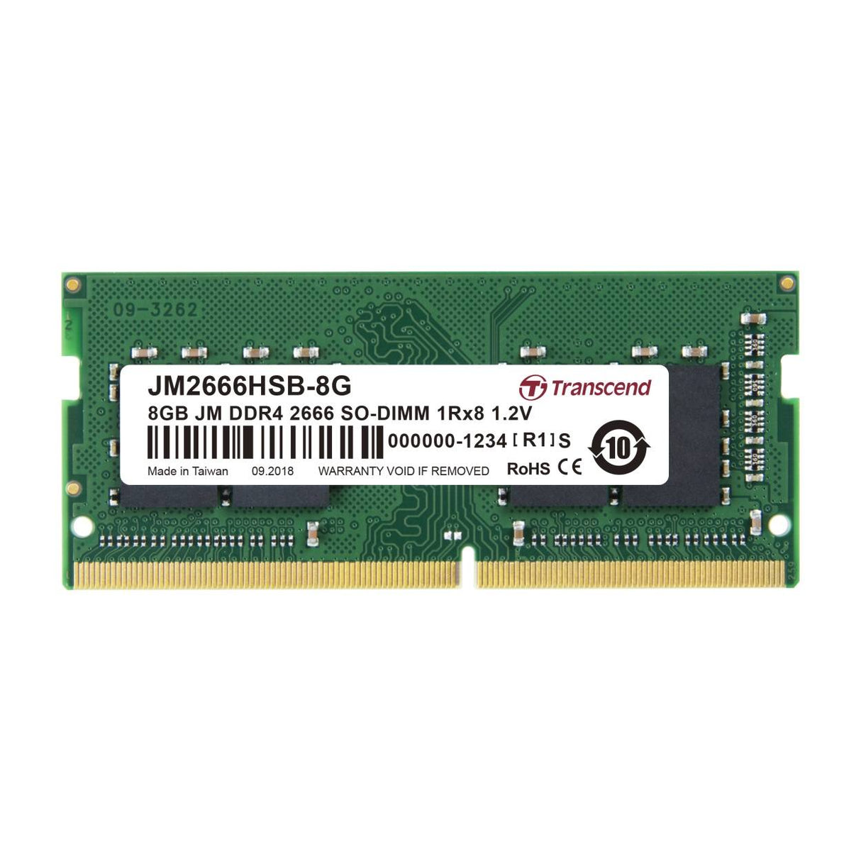 Transcend DDR4-2666 SO-DIMM 8GB JetRam JM2666HSB-8G