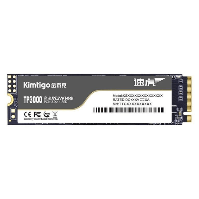 Kimtigo TP3000 M.2 256GB PCIe 3.0 NVMe Internal SSD K256P3M28TP3000