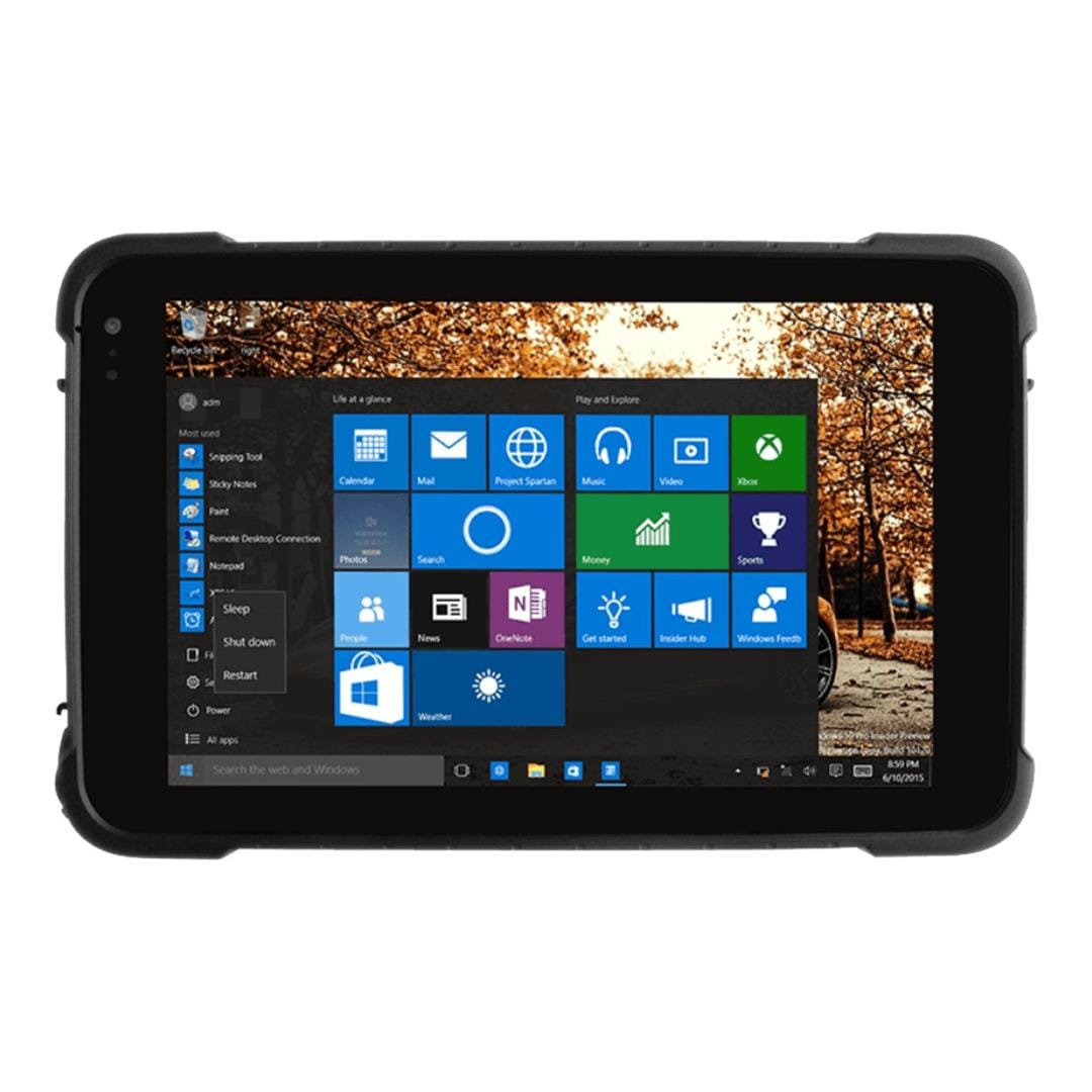 RuggEx K40 8-inch Rugged Tablet - Intel Z8350 64GB ROM 4GB RAM Android 10 K40-AND10-4GB-64GB-2D