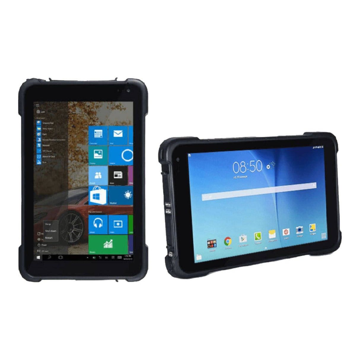 RuggEx K40 8-inch Rugged Tablet - Intel Z8350 64GB ROM 4GB RAM Android 10 K40-AND10-4GB-64GB-2D