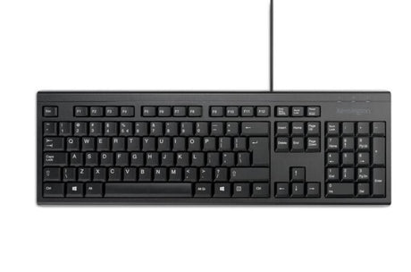 Kensington KB100 EQ USB-A Wired Keyboard - Black K63727WW