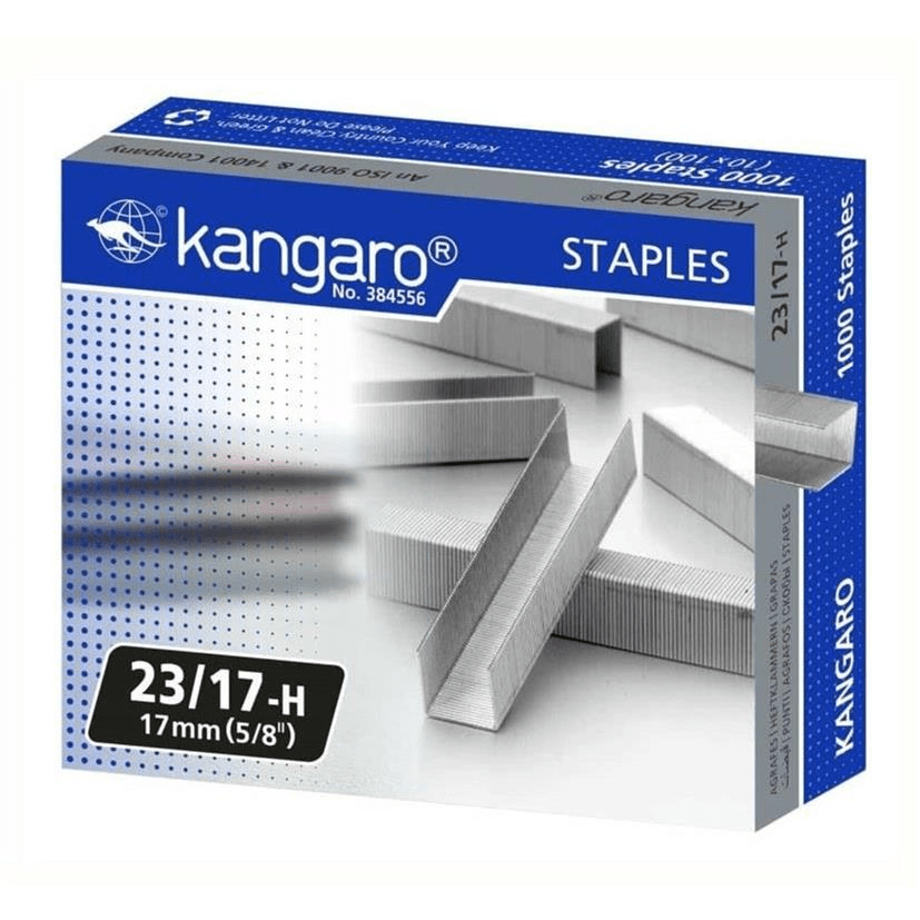 Kangaro 23/17-H Heavy Duty Staples 1000-pack KAN/S/23/17-H